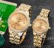 Perfect Replica Rolex Submariner Silver Face Rose Gold Diamond Bezel Couple Watch (8)_th.jpg